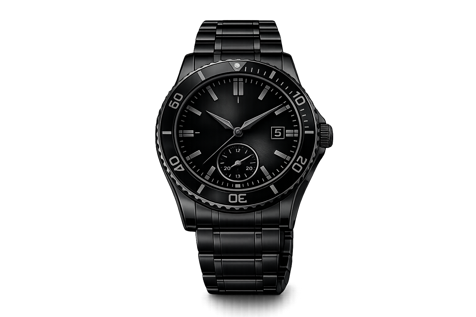 Evolique Black Phantom Automatic Watch