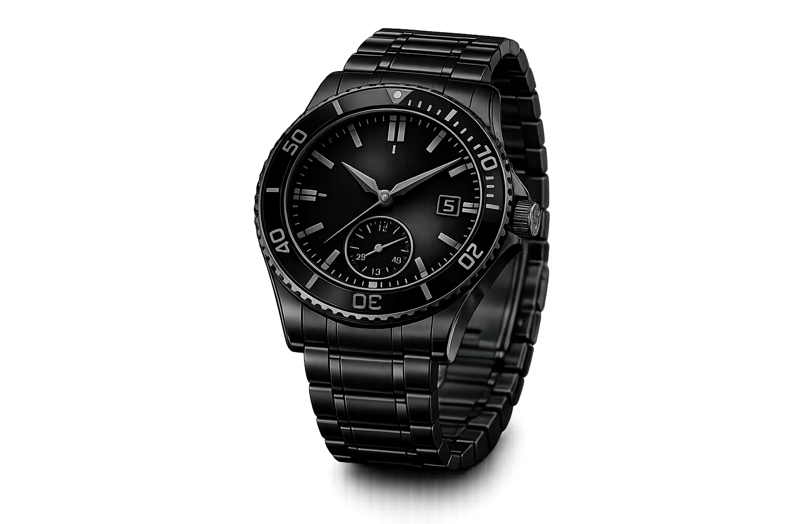 Evolique Black Phantom Automatic Watch