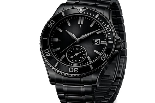 Evolique Black Phantom Automatic Watch