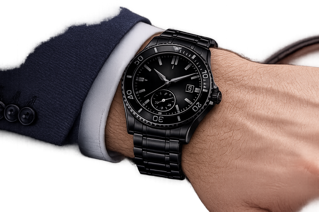 Evolique Black Phantom Automatic Watch
